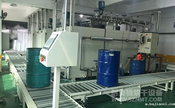 化工圆桶油桶烘干隧道炉