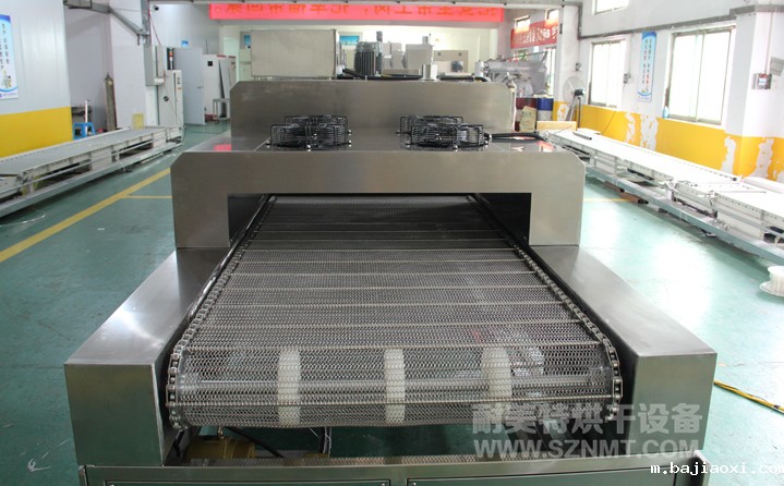 汽车配件磁性材料(片材)磷化清洗后水份烘干隧道炉