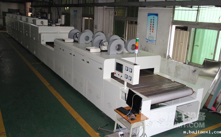 汽车内饰件铝板表面油漆固化隧道炉